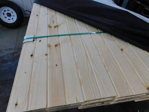 1 x 8 Ponderosa Pine #3 or better Tongue & Groove 116  WP4 - 1,008 Linear FeetSome End matched