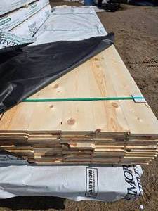 1 x 8 x 14 Ponderosa Pine #3 or better Tongue & Groove Reversible WP4 NG - 1,344 Linear Feet