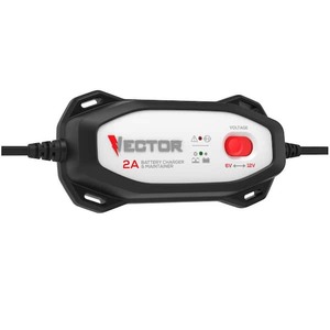 VECTOR 2 Amp Battery ChargerMaintainer