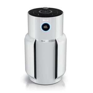 Shark NeverChange 1400 sq. ft. HEPA Filter Tower Air Purifier and Cleaner in White w Odor Neutralization and Clean Sense Tech