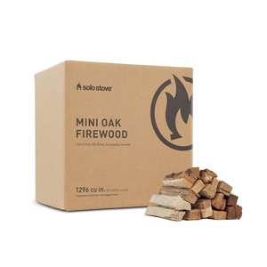 Solo Stove 15 lbs. Box of Kiln Dried Mini Oak Firewood-5 in. x 1.5 in. Pieces of Oak