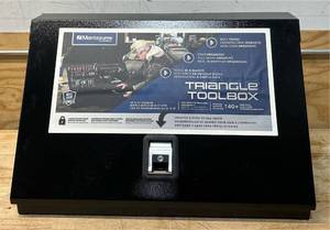 lot 16 image: Montezuma Triangle Toolbox 30 x15  #348989B Msrp $579.99