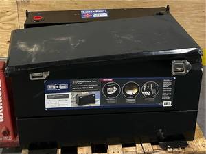 lot 32 image: Better Built 75 Gal, Combo Transfer Tank, Black Steel Msrp $1,399.99