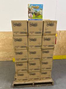 lot 33 image: Play Monster Pallet of 168- Fraidy Cat Kids Games (ages 5)