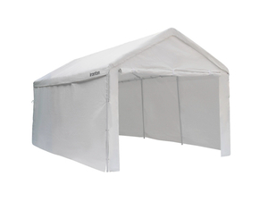 lot 88 image: Ironton 10ft. x 20ft. Outdoor Canopy Tent Enclosure Kit, White lot of 2