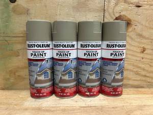 lot 98 image: Rust-Oleum 313814 Roofing Touch Up Paint 12 Oz, Clay (lot of 4)