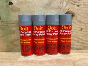 lot 100 image: Do it Gray 10 Oz. All-Purpose Spray Primer (lot of 4)