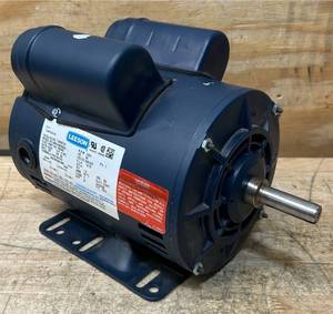 lot 118 image: Leeson Air Compressor Electric Motor, 5SPL HP, Model# 116845