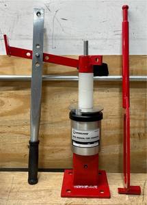 lot 137 image: Strongway Portable Mini Tire Changer, 16in.H #54412 Msrp $99.99