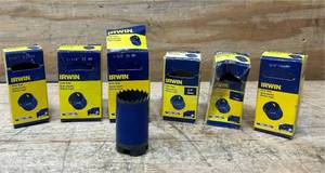 lot 208 image: Irwin Hole Saw lot of 6