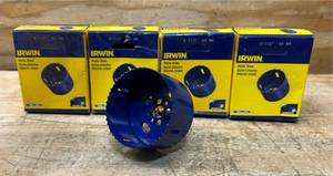 lot 209 image: Irwin Hole Saw 3-12  lot of 4