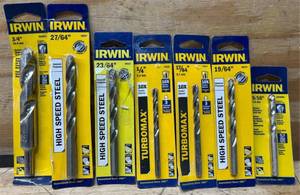 lot 211 image: Irwin Rotary Masonary DrillHigh SpeedTurbo lot of 7