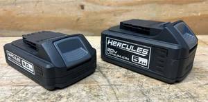 lot 216 image: Hercules Lithium-ION Battery 25AH lot of 2