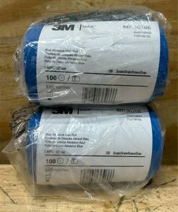 lot 218 image: 3M Blue Abrasive Disc Roll lot of 2