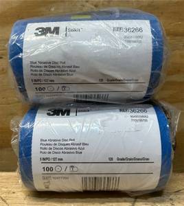 lot 219 image: 3M Blue Abrasive Disc Roll lot of 2