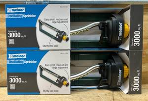 lot 245 image: Melnor Oscillating Sprinkler lot of 2
