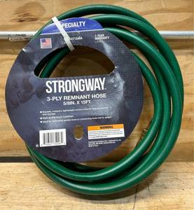 lot 246 image: Strongway Remnant Lead-In Discharge Water Hose, 58in. x 15ft, 750 PSI #5713464 Msrp $9.99