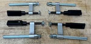 lot 250 image: Klutch Welding Table Clamp Kit, 4-Pc. #102884 Msrp $42.99