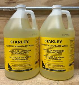 lot 282 image: Stanley Concrete & Degreaser lot of 2
