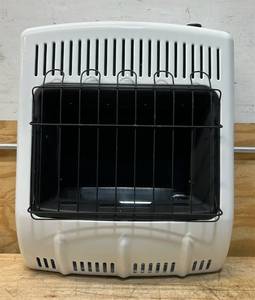 lot 291 image: Mr. Heater Natural Gas Vent-Free Blue Flame Wall Heater, 20,000 BTU, Model# MHVFB20NGT #52564