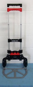 lot 20 image: MagnaCart 6-Wheel Aluminum Folding Hand Truck  Dolly