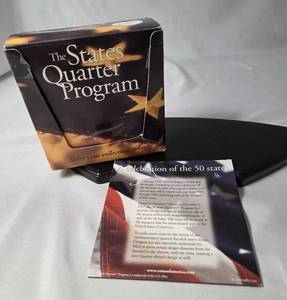 State Quarter Program - US Minted Quarter Dollar-"A Celebration of the 50 States"- States 1-25 as Admitted to the United State of America - Each Folder of 2 Coins for that State tells the State history.