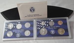 lot 7 image: 2003 United States Mint Proof Set