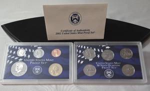 lot 8 image: 2002 United States Mint Proof Set