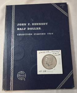 lot 34 image: Book of  25 John F. Kennedy Half Dollar and a 2022D Kennedy Half Dollar MS-68