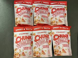 lot 22 image: CO 1 - Chunk Nibbles Strawberry Crunchy Snack Mix 4.25 oz - 6 Bags