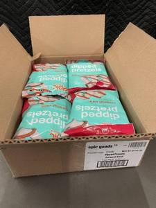 lot 218 image: IN 3 - Epic goods Dipped Pretzels Caramel Swirl 12x2.8 oz Case Pack