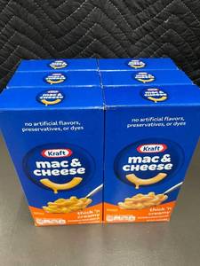 lot 286 image: IRE - Kraft Mac & Cheese Thick n Creamy Macaroni & Cheese Sauce Mix 7.25 oz - 6 Pack