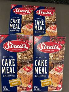 lot 296 image: WY 4 - Streits Passover Cake Meal 1 lb Box (4-Pack) - Sodium Free Low Fat