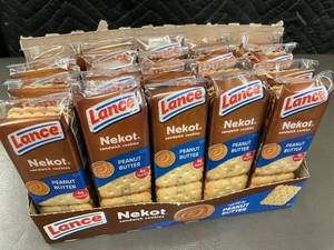 lot 356 image: IN 3 - Lance Nekot Peanut Butter Sandwich Cookies - 4g Protein, 20 Pack