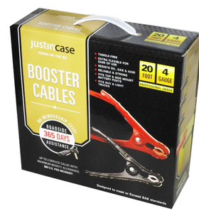 lot 122 image: Justin Case 20ft 4 Gauge Booster Cable