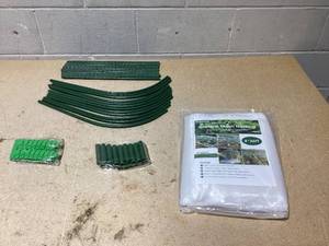 lot 103 image: Insoma 8x26Ft Garden Netting for Raised Bed, Thickened 60 Mesh Bird Netting for Garden Protection, Mesh Insect Row Covers for Plant Pest Barrier Fruits Flowers Crops Greenhouse Protect from Birds Bugs