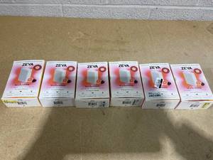 lot 302 image: LOT OF 6 ZEYA Portable Fragrance Diffuser Starter Kits - White