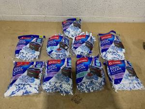 lot 304 image: LOT OF 9 O-Cedar Rinse Clean Mop Refills (1 Packs)
