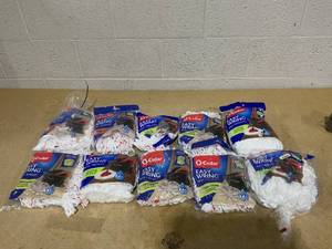 lot 305 image: LOT OF 10 O-Cedar Easy Wring Mop Refills (1 Packs)
