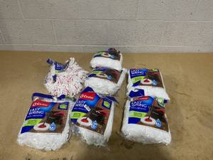 lot 307 image: LOT OF 7 O-Cedar Easy Wring Mop Refills (2 Packs)