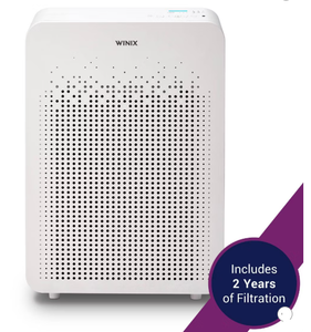 lot 5 image: WINIX C545 Air Purifier for Home Large Medium Room with Air Quality Monitor True HEPA Carbon Filter