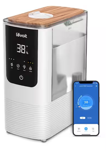 lot 403 image: LEVOIT 1.9 Gal. Smart Warm and Cool Mist Top-Filled Ultrasonic Humidifier and Diffuser with Ambient Light up to 430 sq. ft.