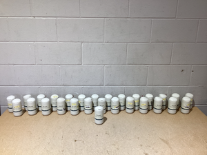 lot 85 image: LOT OF 28 Biom Mini Refillable Wipe Dispensers With Magnetic Lids