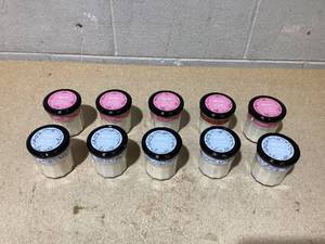 lot 87 image: LOT OF 10 Mrs. Meyers Soy Candles (Peppermint & Snowdrop Scent)