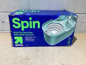 lot 421 image: up&up Spin Mop Multi-Surface Mop (Used)