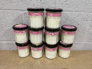 lot 328 image: LOT OF 10 Mrs. Meyers Soy Candles (Peppermint Pine Scent)