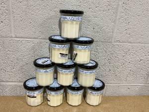 lot 180 image: LOT OF 10 Mrs. Meyers Soy Candles (Snowdrop Scent)
