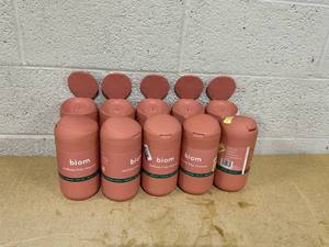 lot 185 image: LOT OF 10 Biom Refillable Wipe Dispensers With Magnetic Lids