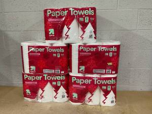 lot 179 image: LOT OF 5 up&up Paper Towels