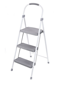 lot 57 image: Rubbermaid 3-Step Steel Stool